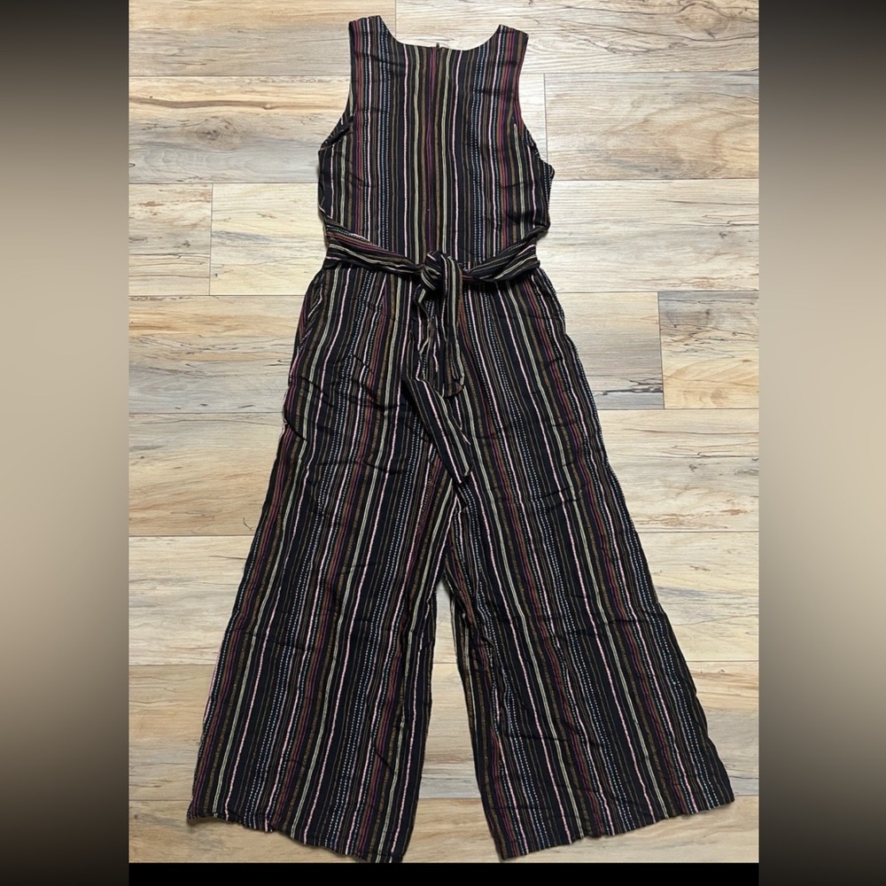 Size Small - Jumpsuit - Rainbow Striped - Tie Waist - GB / Gianni Bini - Picture 5 of 9